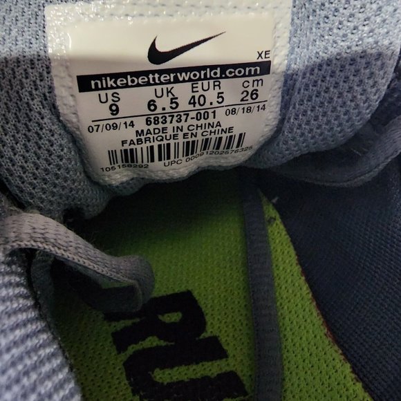 Nike Running Shoes Womens 9 Black Flyknit Zoom Structure Sneakers  Gym Work Out - Picture 8 of 8